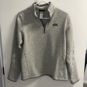 Patagonia grey fleece pullover